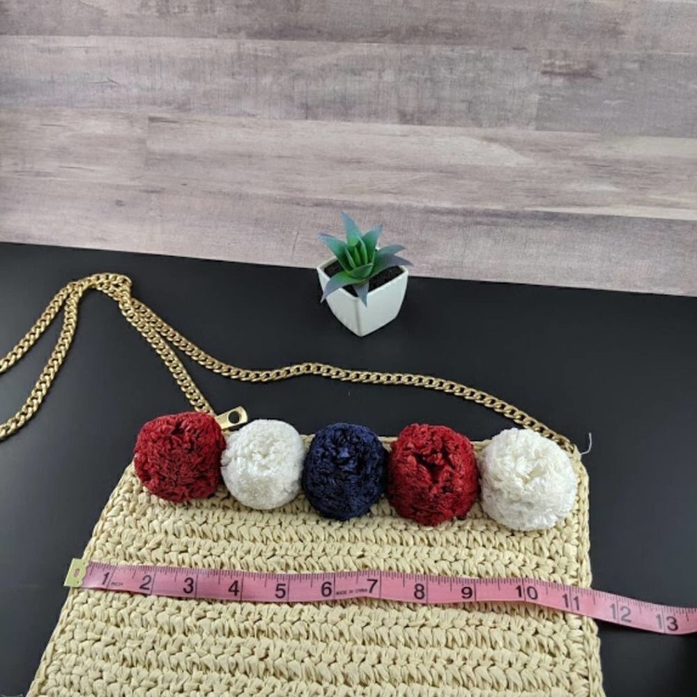 Red White and Blue Pom Pom Crossbody - Picture 4 of 7